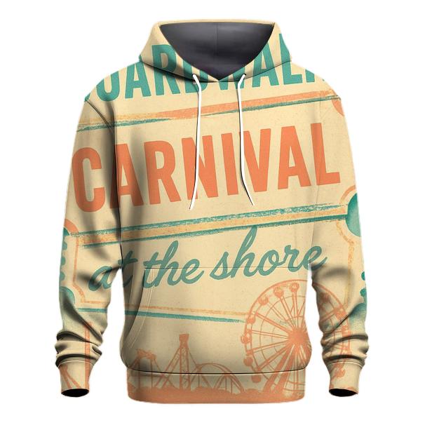 Faded Boardwalk Carnival Ticket Art custom hoodies