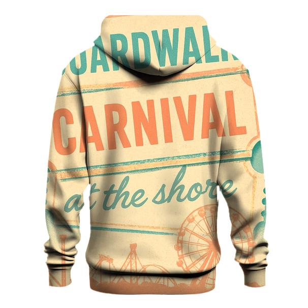Faded Boardwalk Carnival Ticket Art custom hoodies