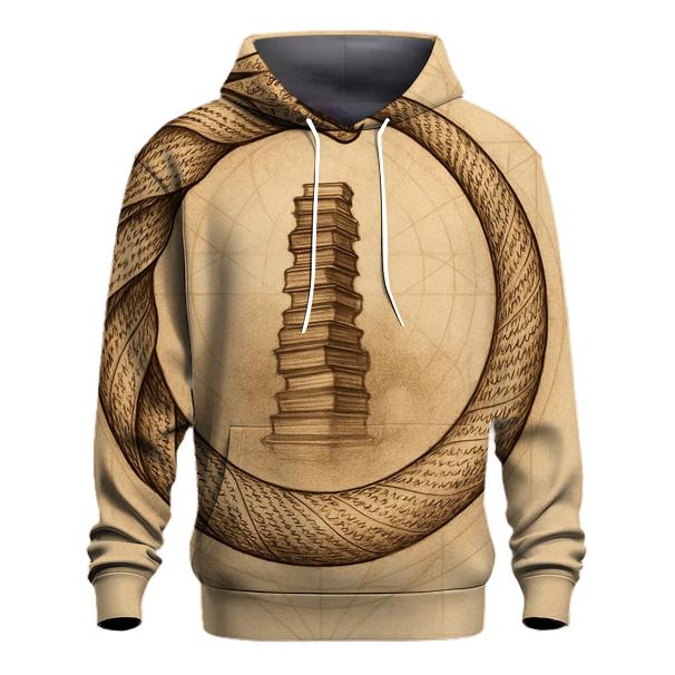 Library Of Endless Pages Ouroboros heavyweight hoodies