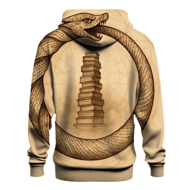 Library Of Endless Pages Ouroboros heavyweight hoodies