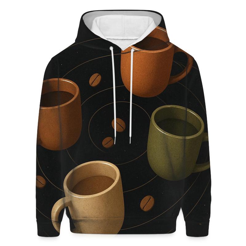 Orbiting Mugs Array lightweight hoodies