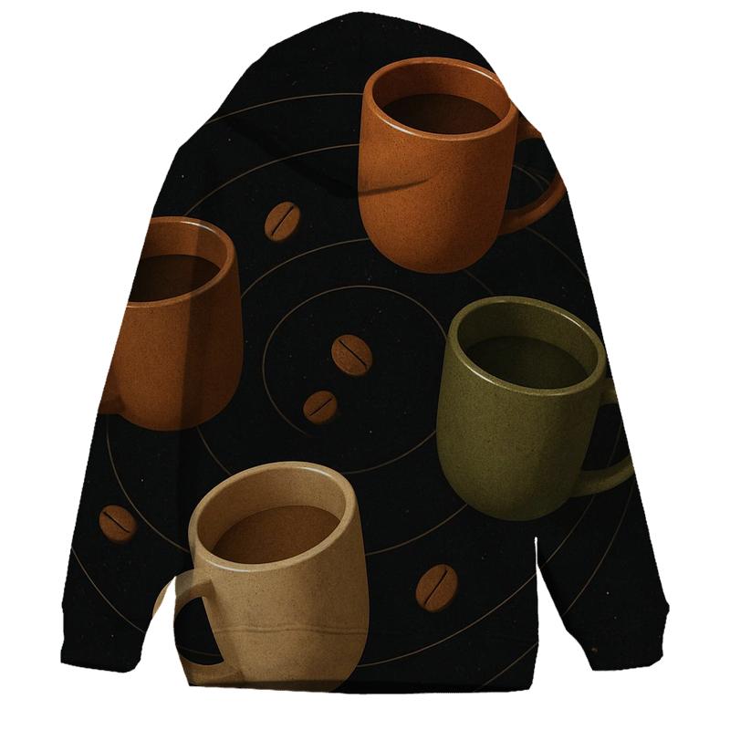 Orbiting Mugs Array lightweight hoodies