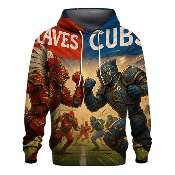 Halftime Skirmish At The Rivalry Banner zip-up hoodies