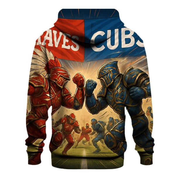 Halftime Skirmish At The Rivalry Banner zip-up hoodies