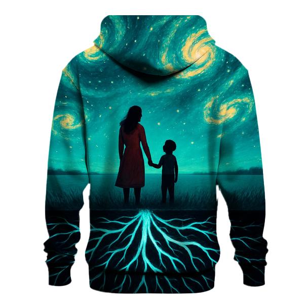 Roots Of Her Heart A Galaxy Beneath Their Feet zip-up hoodies