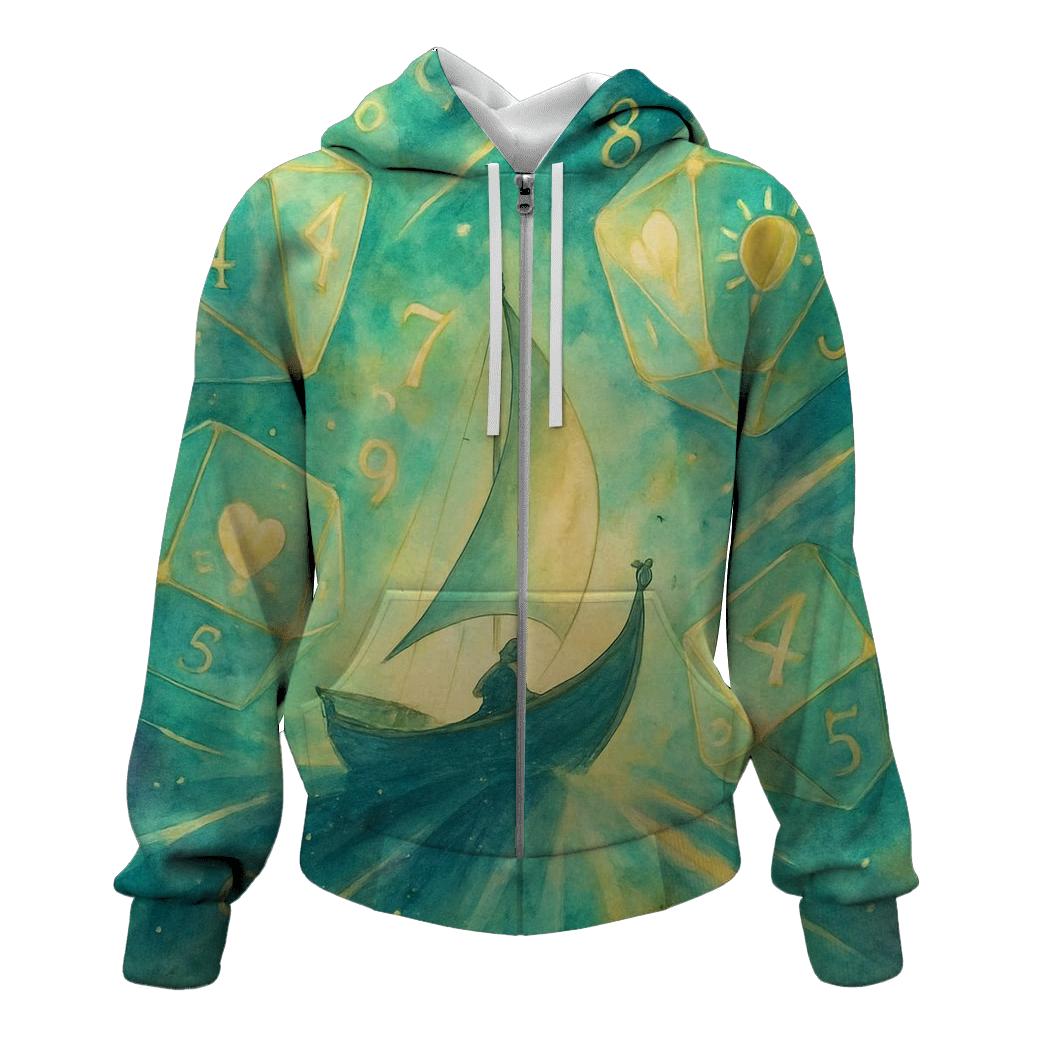 Dice Nebula Voyager designer hoodies