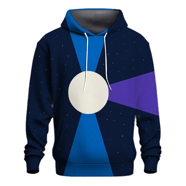 Pulsar Beam Fan Cross embroidered hoodies