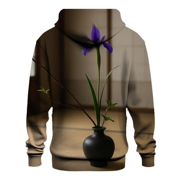 Ikebana Iris On Tatami Floor hoodie trends