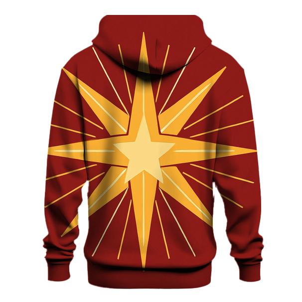 Golden Starburst Carol embroidered hoodies