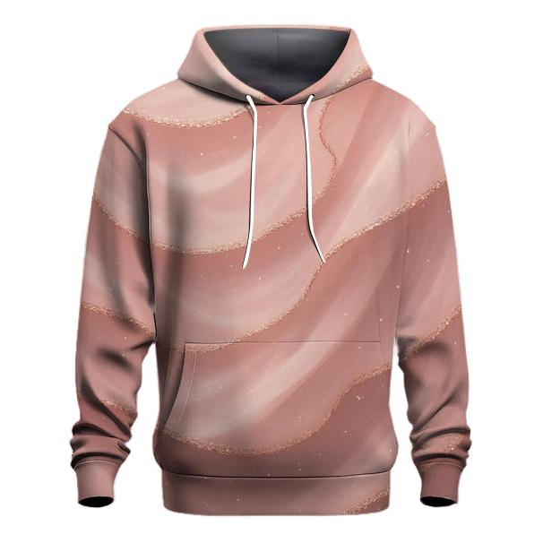 Rose Quartz Glitter Veil custom hoodies