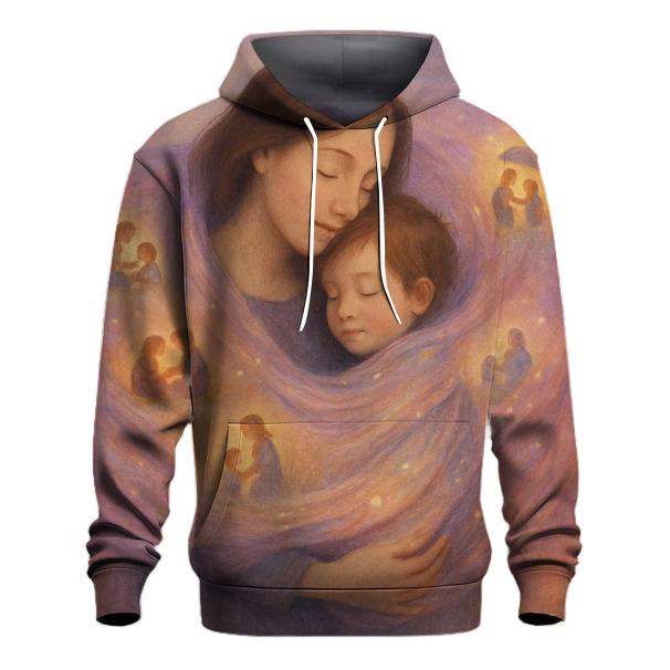 The Time Woven Shawl Moments Draped Around Her Child hoodie trends