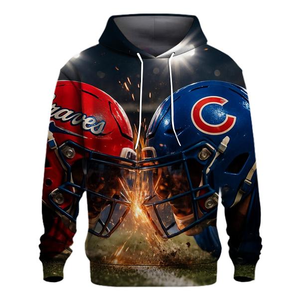Night Lights Over Rival Helmets hoodie designs