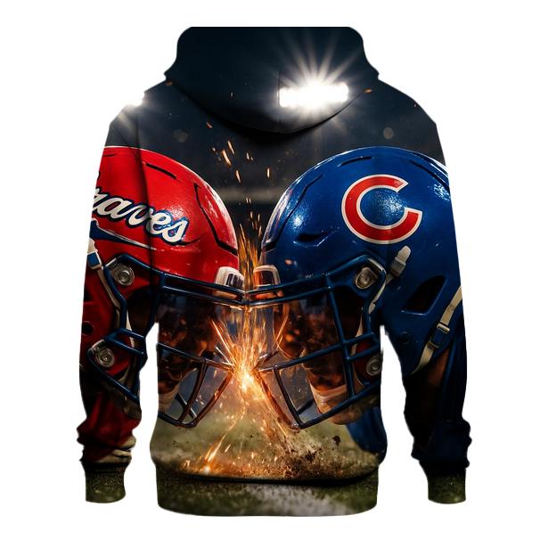 Night Lights Over Rival Helmets hoodie designs