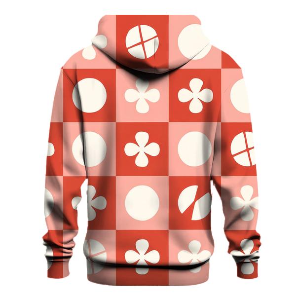 Peppermint Snowfall Grid hoodies fashion