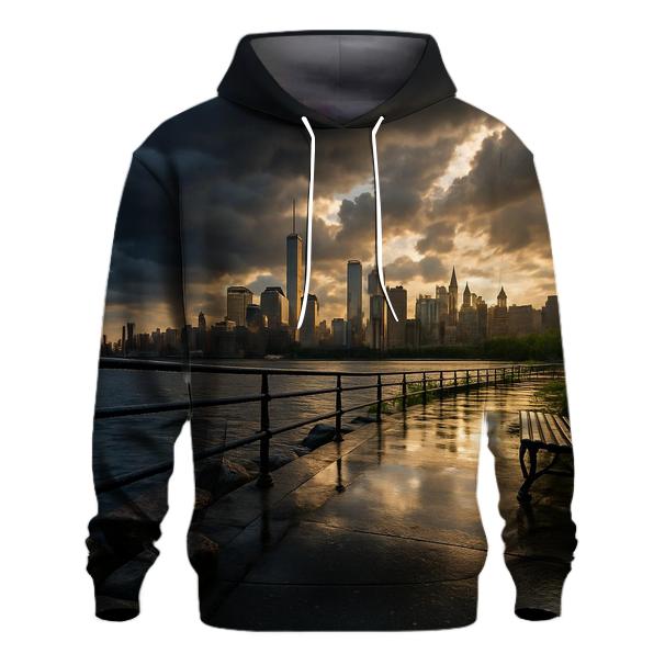 Thunderstorm Clearing Over The Bronx Shoreline designer hoodies