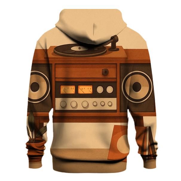 Analog Stereo Vibes printed hoodies