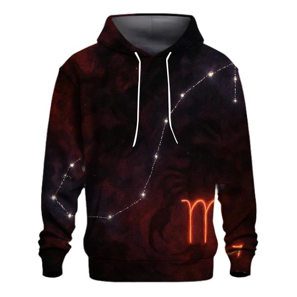 Scorpio Nebula Stinger Emblem zip-up hoodies