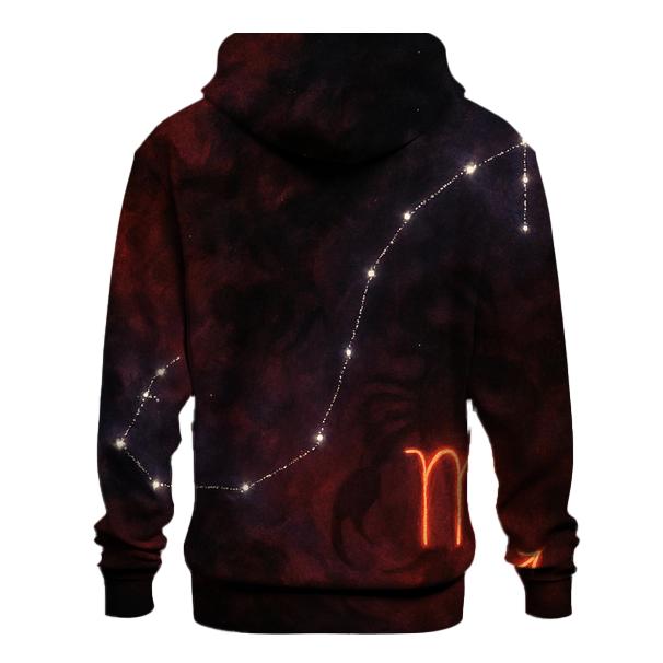 Scorpio Nebula Stinger Emblem zip-up hoodies