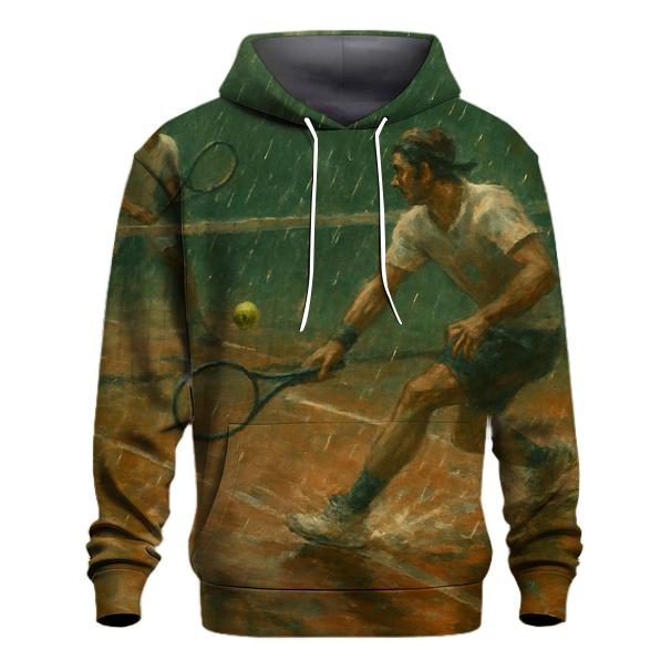 Rainy Day Tennis Rally hoodies fashion