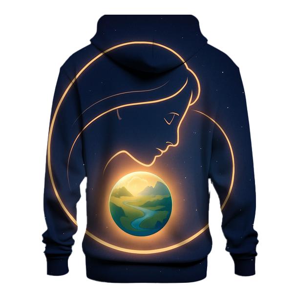Her Quiet Orbit A Mothers Love Around A Growing World premium hoodies