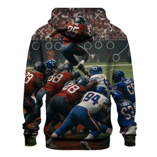 Braves And Cubs Red Zone Siege lightweight hoodies