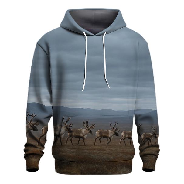 Tundra March Caribou Herd hoodie designs