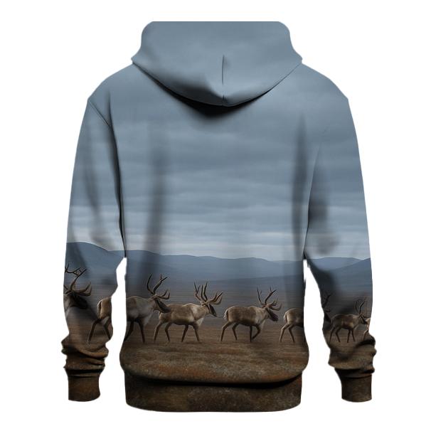 Tundra March Caribou Herd hoodie designs