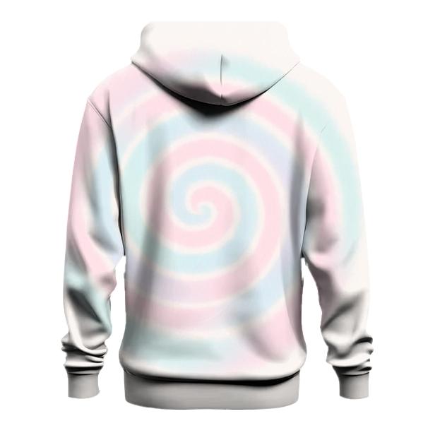 Cotton Candy Cloud Spiral Pastel heavyweight hoodies