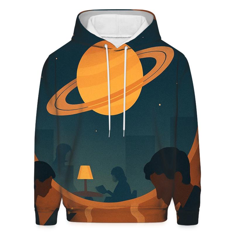 Saturn Cafe Window Scene custom hoodies