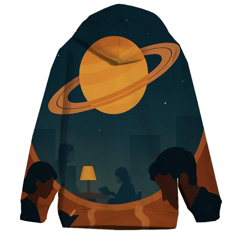 Saturn Cafe Window Scene custom hoodies