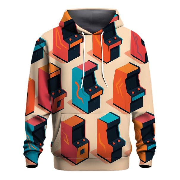 Retro Arcade Grid hoodie styles