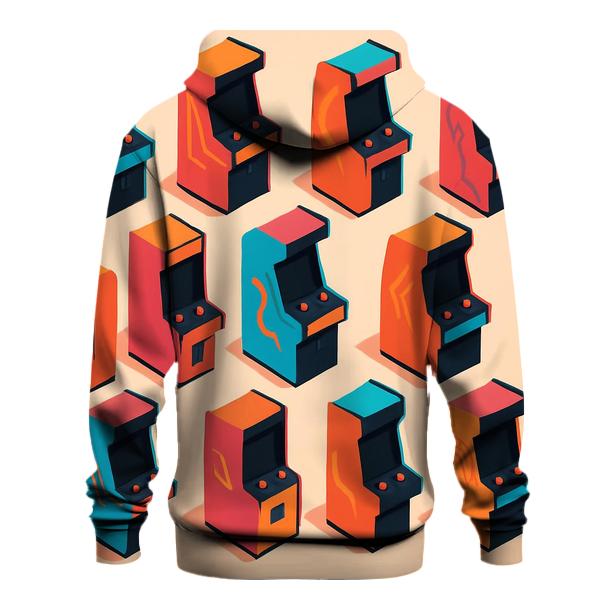 Retro Arcade Grid hoodie styles