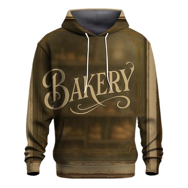 Antique Bakery Window Sign hoodie designs