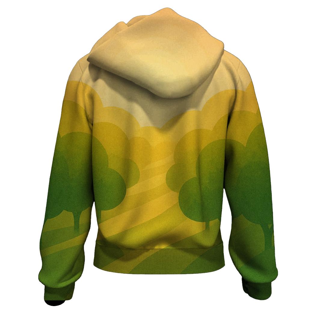 Solar Orchard Gradient graphic hoodies