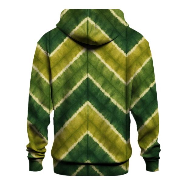 Forest Echo Chevron Accordion designer hoodies