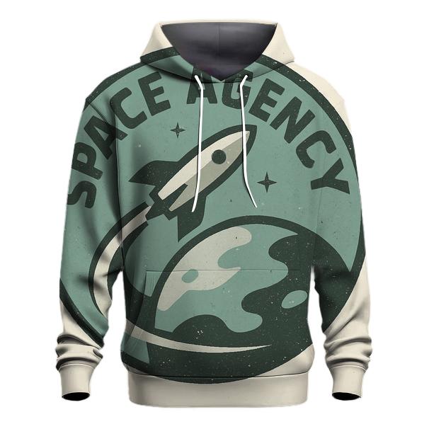 Retro Space Age Travel Badge hoodie trends