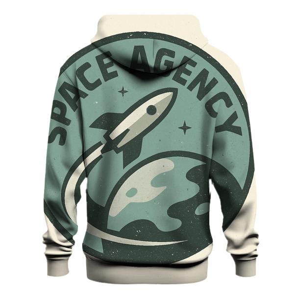 Retro Space Age Travel Badge hoodie trends