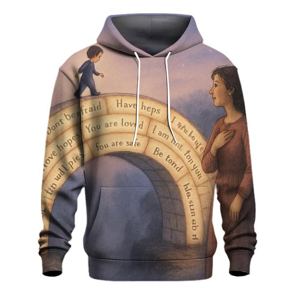 The Bridge Of Her Stories Crossing From Fear To Courage lightweight hoodies