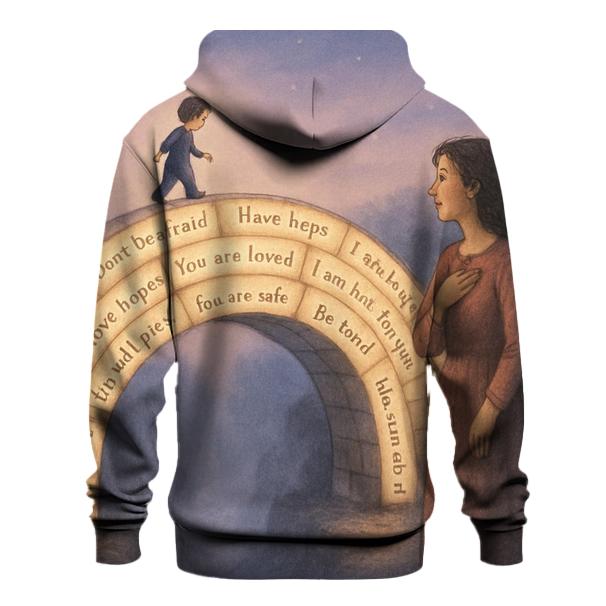 The Bridge Of Her Stories Crossing From Fear To Courage lightweight hoodies