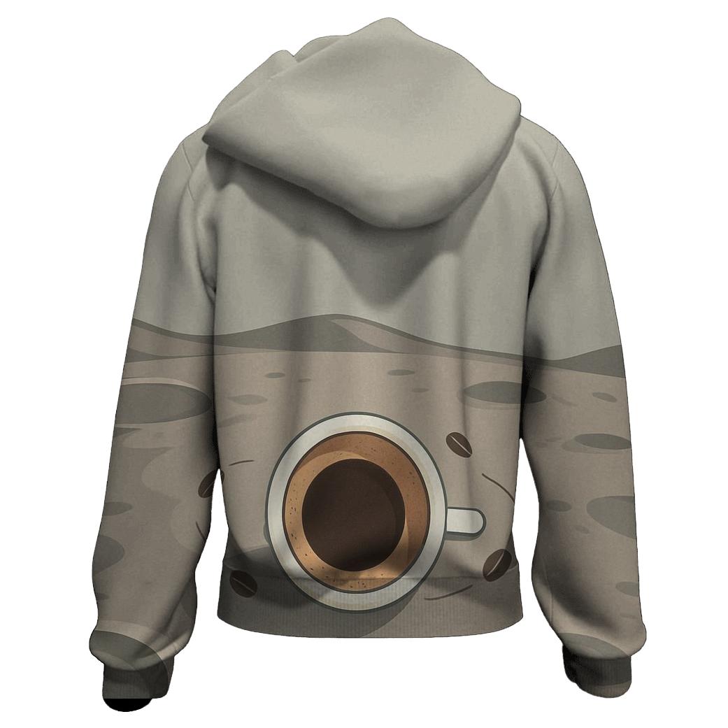 Lunar Espresso Orbit zip-up hoodies