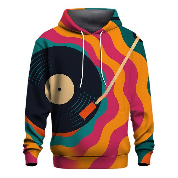 Psychedelic Record Spin hoodie trends