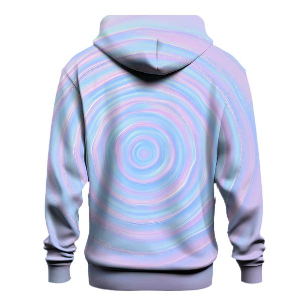 Pastel Hologram Ripple embroidered hoodies