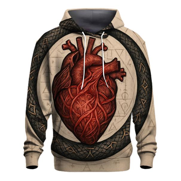 Alchemical Heart Ouroboros designer hoodies