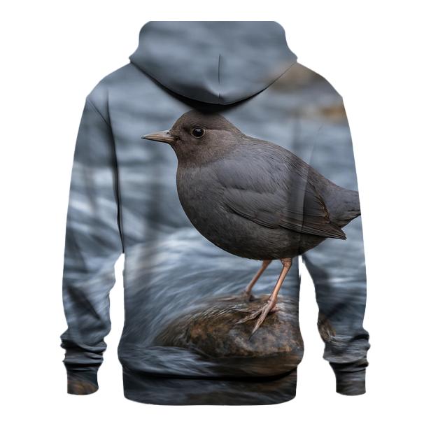 River Stones American Dipper premium hoodies