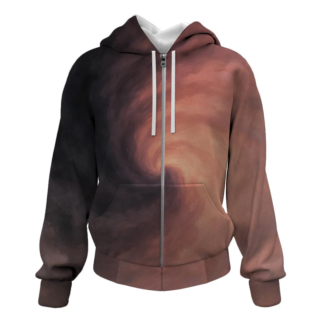 Blush Storm Gradient custom hoodies