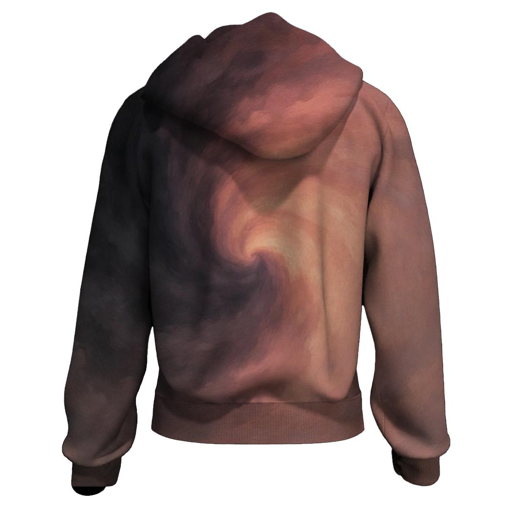 Blush Storm Gradient custom hoodies