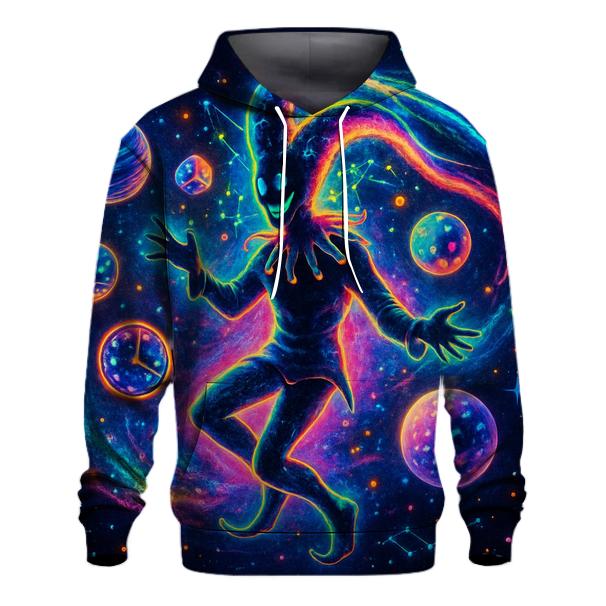 Chaotic Orbit Jester graphic hoodies