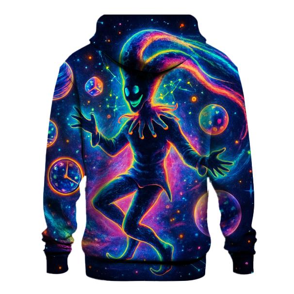 Chaotic Orbit Jester graphic hoodies