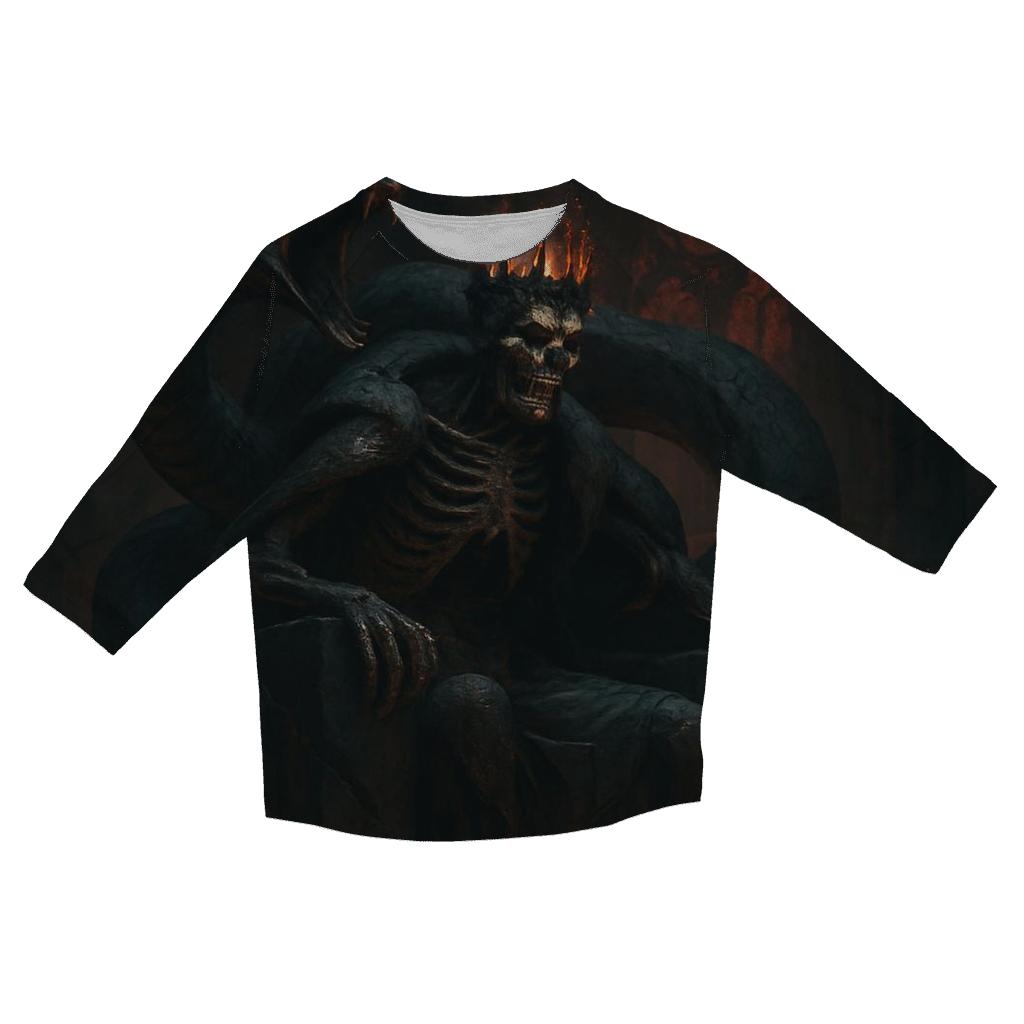 Throne Of The Ashen Serpent King fashion 3/4 sleeve shirts