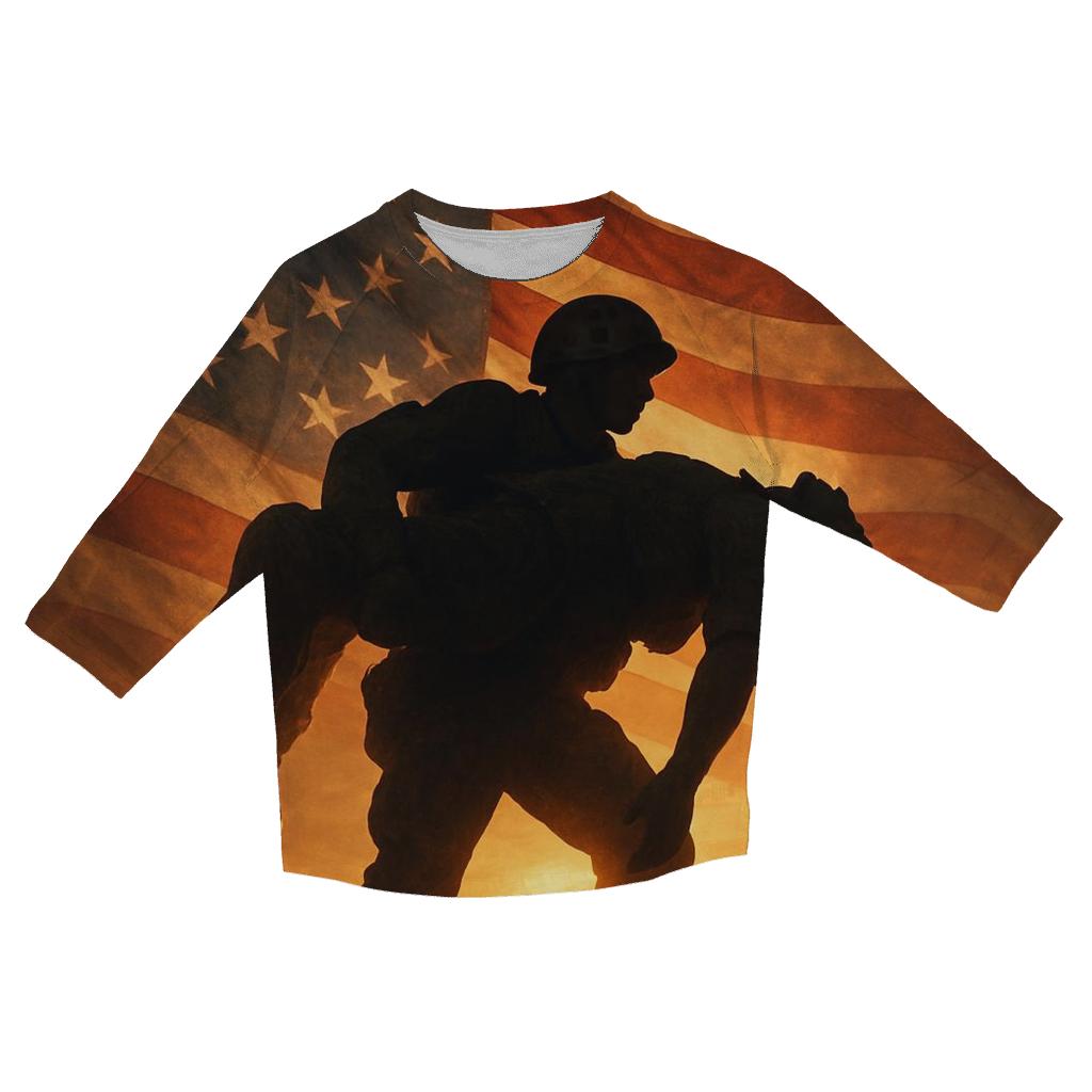 Honor Over Horizon custom 3/4 sleeve shirts